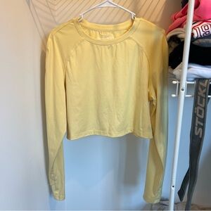 Avalanche Light Yellow Long Sleeve Women's Top